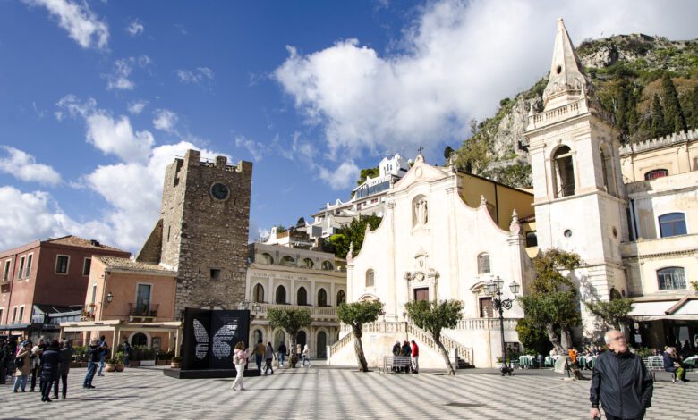 Piazza IX Aprile Taormina Sicily